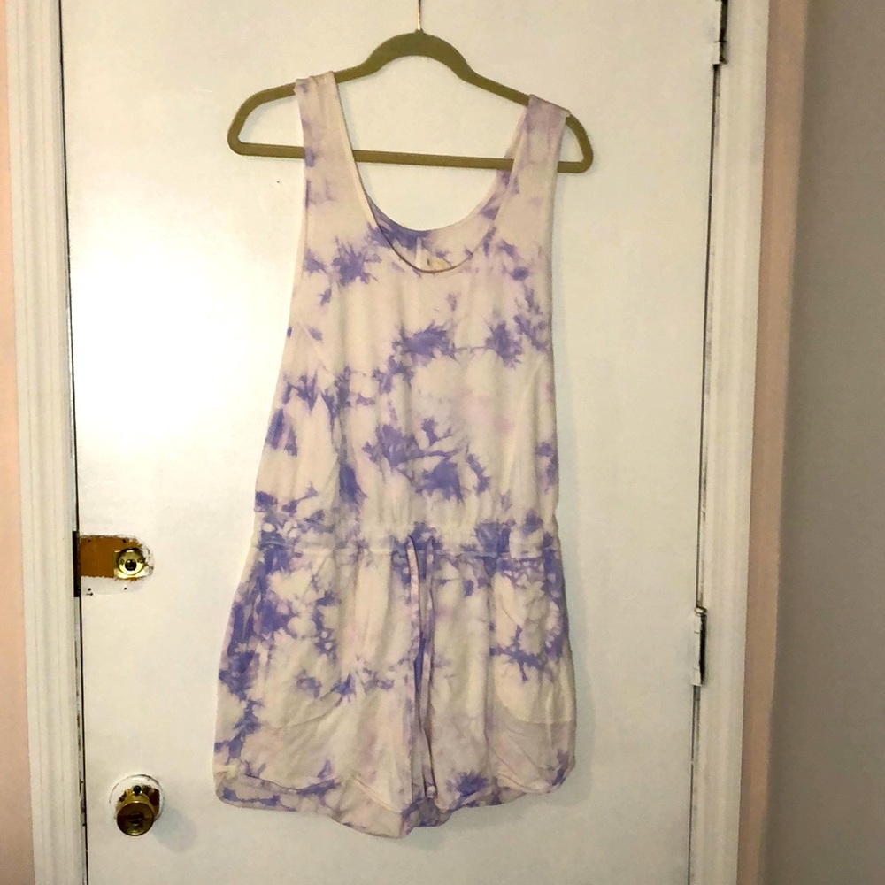 Kenzie the dye romper. Super comfy and easy to wear. A go to in the summer